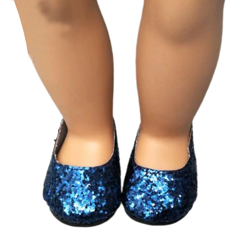 Summer Shoes for 18 Inch Girl Doll Jean 7cm Doll Shoes for 45CM Reborn Baby Doll Tassel Summer Sandals Shoes
