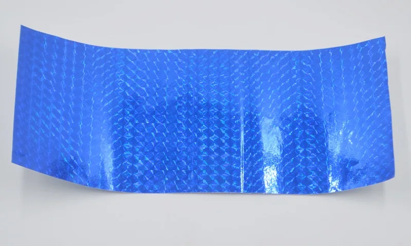 MNFT 12PCS 10cm X 20cm Holographic Adhesive Film Flash Tape DIY Lure Fishing Materials