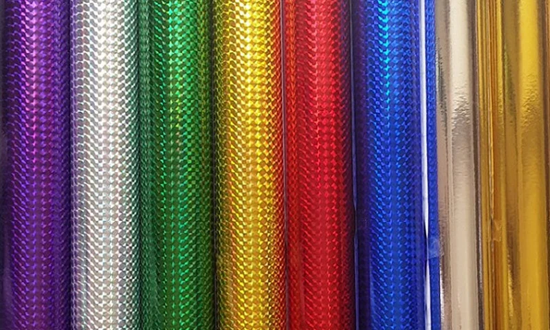 MNFT 12PCS 10cm X 20cm Holographic Adhesive Film Flash Tape DIY Lure Fishing Materials