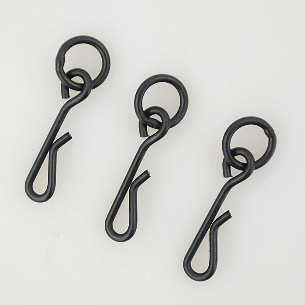 20 Piece Carp Fishing Swivels Quick Change Stainless Steel for Carp Fishing Rig Fishing Accessories Terminal Tackle AE007