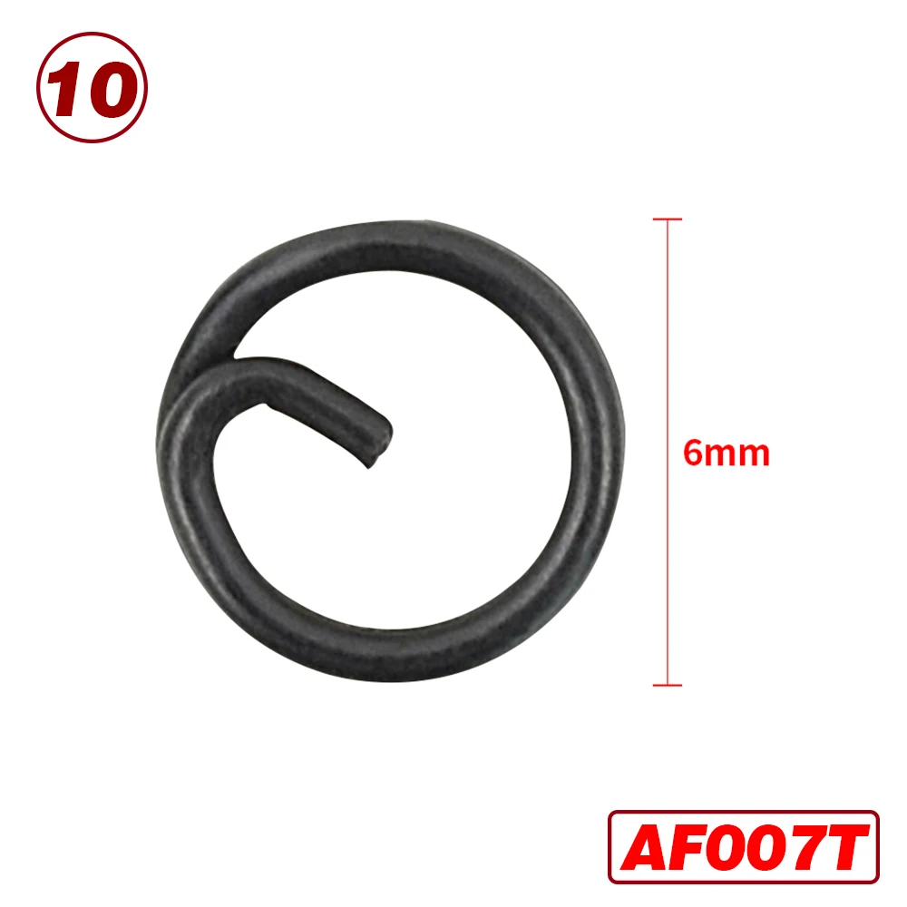 20 Piece Carp Fishing Swivels Quick Change Stainless Steel for Carp Fishing Rig Fishing Accessories Terminal Tackle AE007