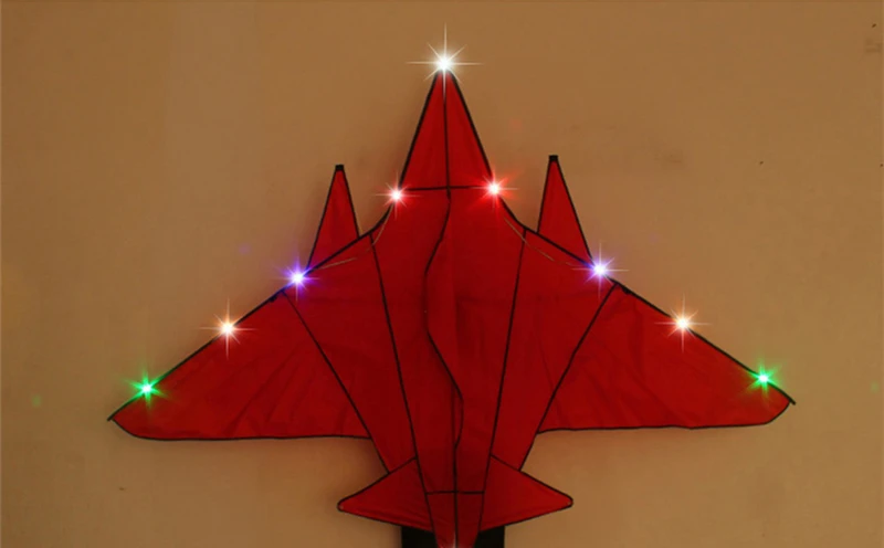 diy led kite flying 56pcs led lamp shinning hang on kites for adults outdoor toys cerf volant cometas led light giant kite	koi