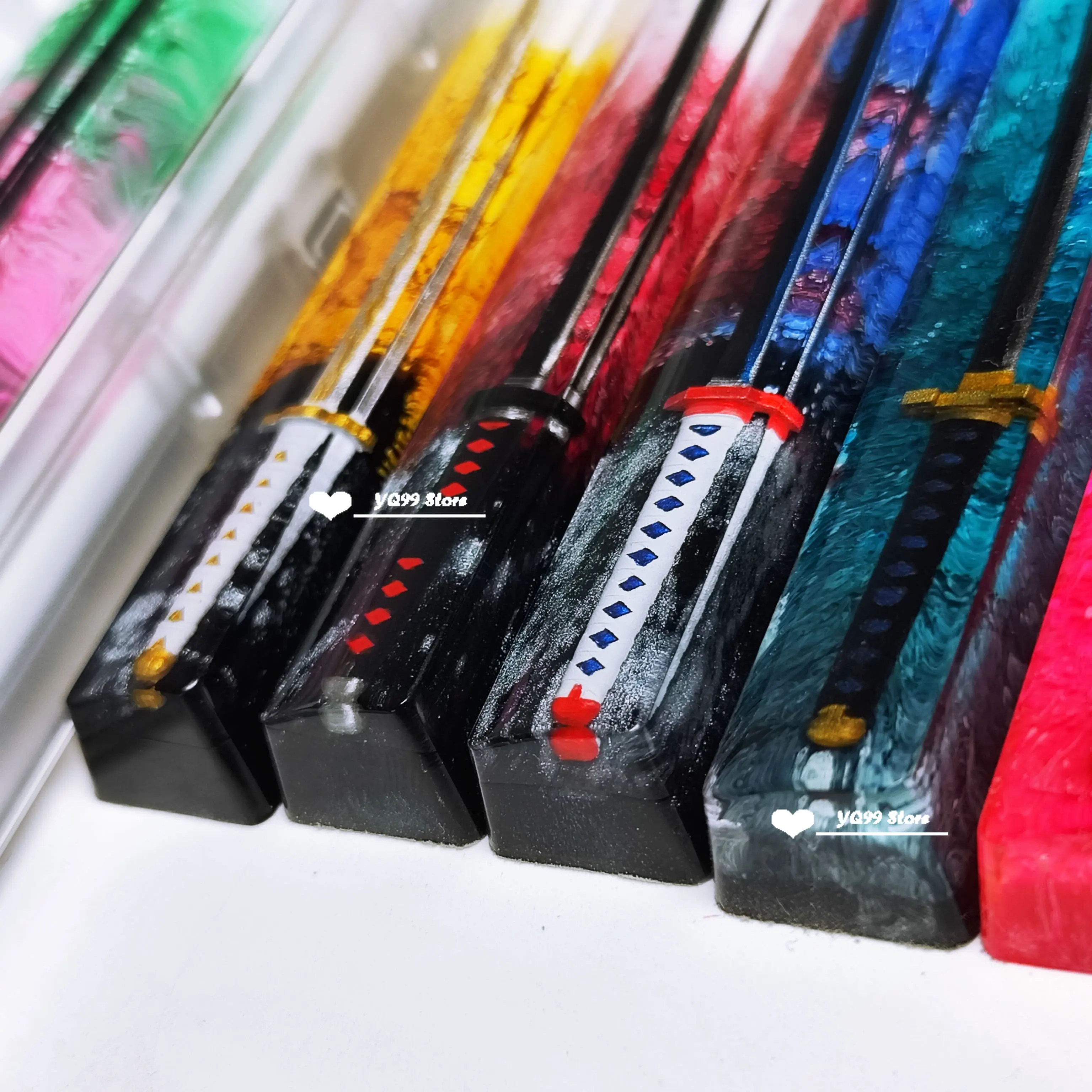 1pc 6.25u Resin Keycap Japan Anime DIY Custom Artisan Spacebar Keycaps for Cherry Mx Switch Mechanical Gaming Keyboard Keycap