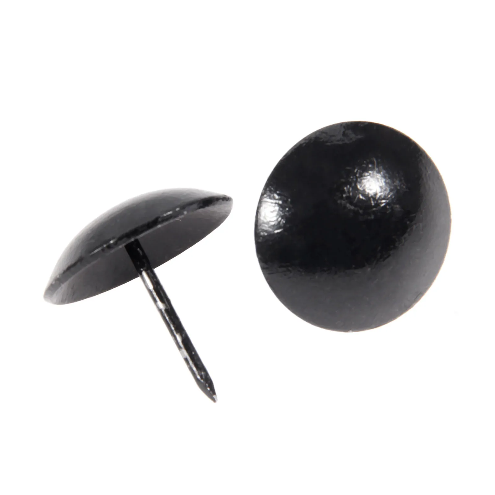 DRELD 20Pcs 25mm Antique Black Upholstery Nail Furniture Fittings Jewelry Wood Box Sofa Decorative Tack Stud Pushpin Doornail