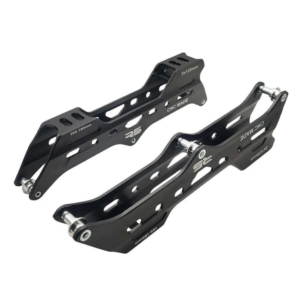 R5 Blance 3*110mm 246mm 3*125mm 260mm Inline Skates Frame for Slalom Skates Convert to 3 Wheels Speed Skating Shoes 165mm Alloy