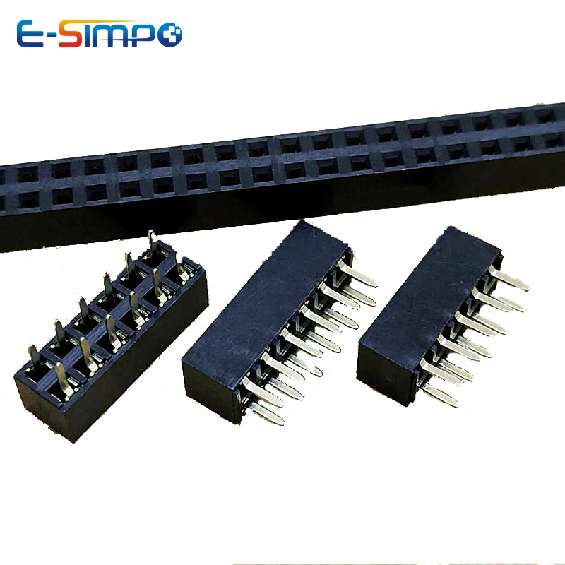 20pcs 2.54mm PH5 Short Profile Single Row Straight 1X2P/5P/6P/10P/15P/40P Rohs Goldplated PCB Female Pin Header Socket Connector