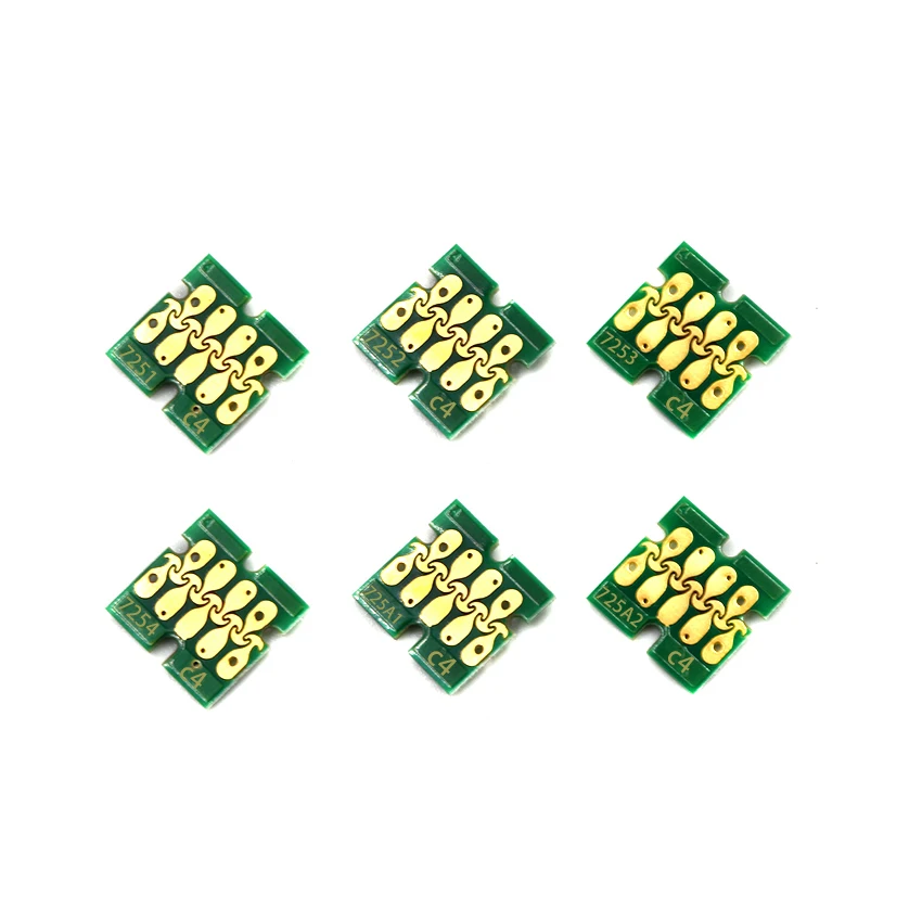 T7251-T7254 T725A White Ink Cartridge Chip For Epson SureColor F2000 F2100 SC-F2000 SC-F2100 F2130 F2140 F2150 F2160 Printers