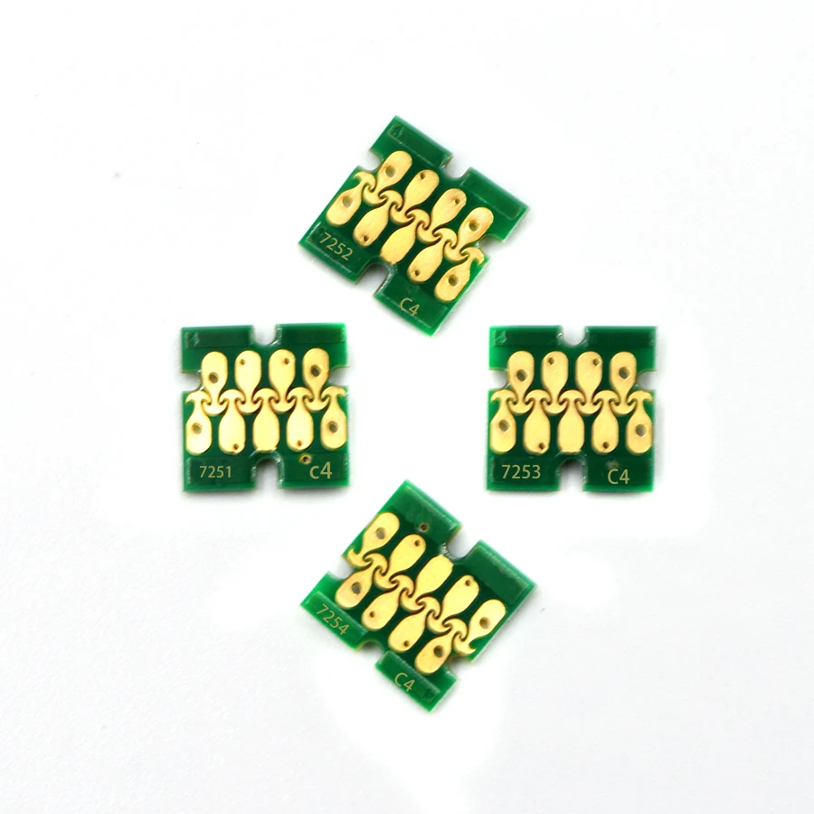 T7251-T7254 T725A White Ink Cartridge Chip For Epson SureColor F2000 F2100 SC-F2000 SC-F2100 F2130 F2140 F2150 F2160 Printers