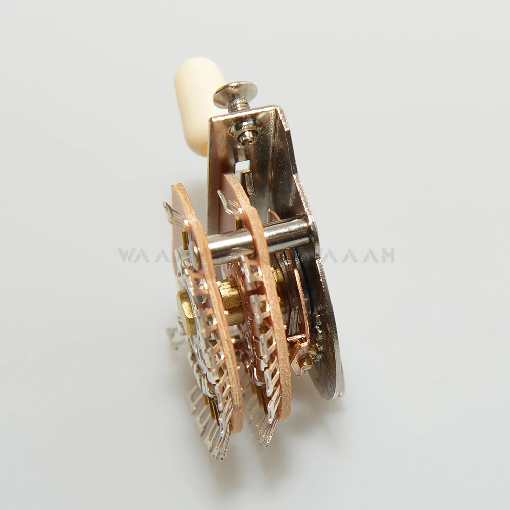 Guitar 5 Way Super Switch Pickup Selector Super 4-Pole Double Wafer for ST/TL Guitars with 3pcs  Tips