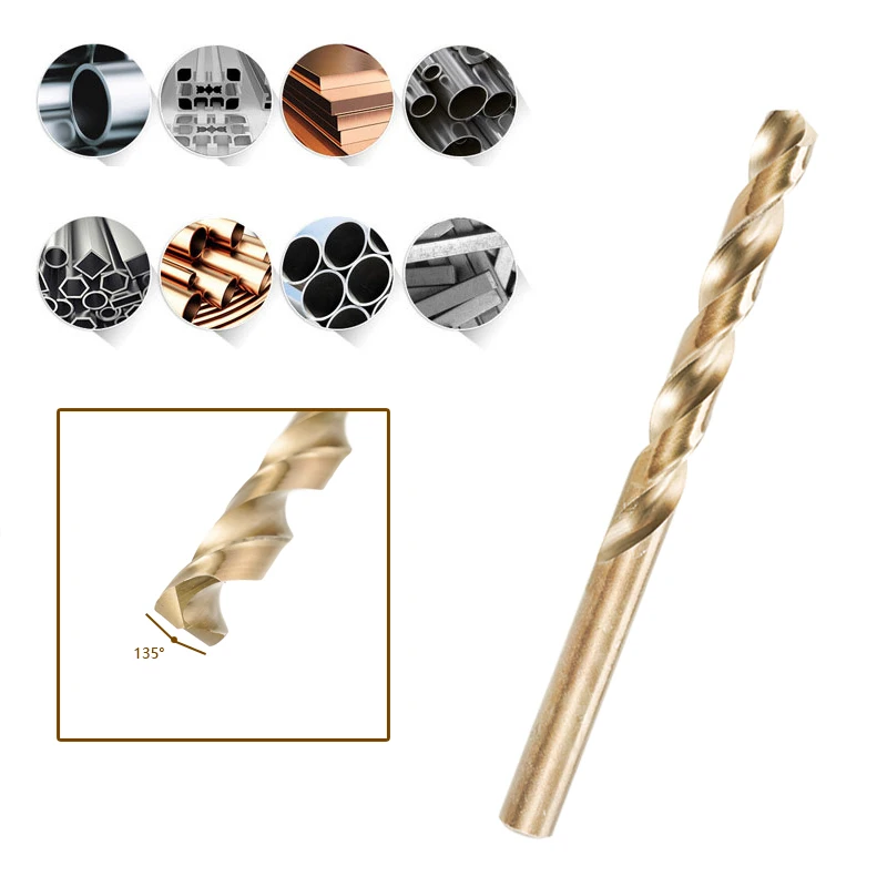 M35 Cobalt High Speed Steel Twist Drill Bits Hole Openner Power Tool Accessories For Stainless Steel Wood Metalworking