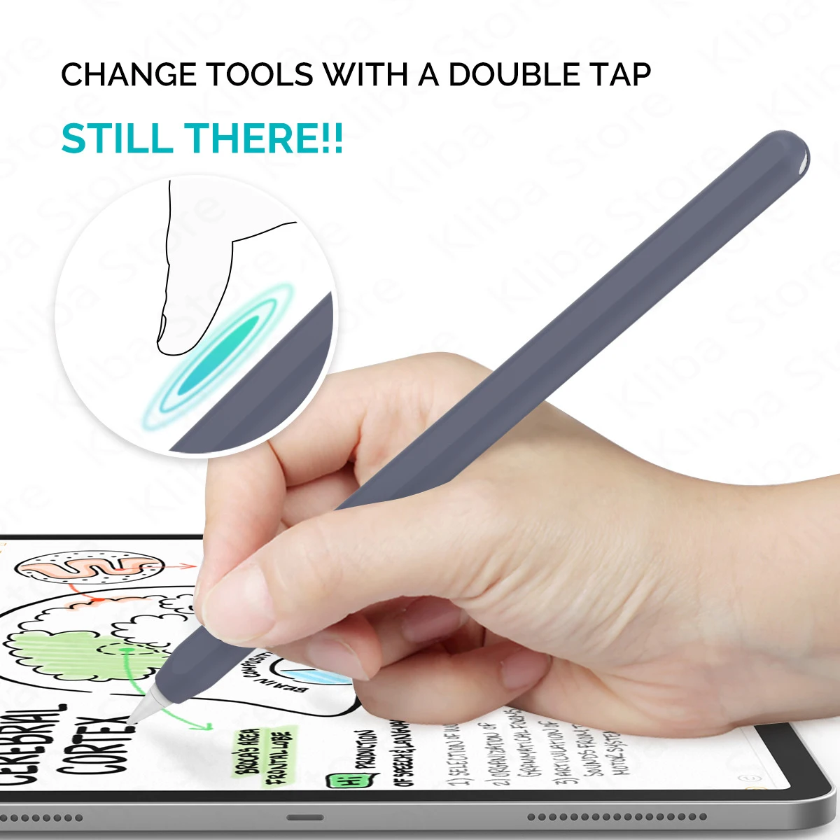 For Funda Apple Pencil Pro 2 Case 2 Pack Ultra Thin Case Silicone Skin Cover Protective Cover iPad Pencil Case