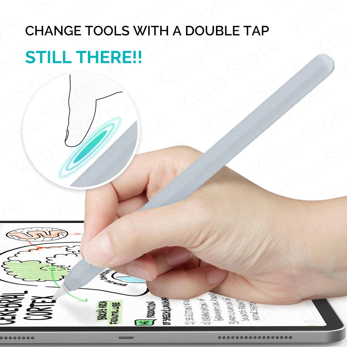 For Funda Apple Pencil Pro 2 Case 2 Pack Ultra Thin Case Silicone Skin Cover Protective Cover iPad Pencil Case
