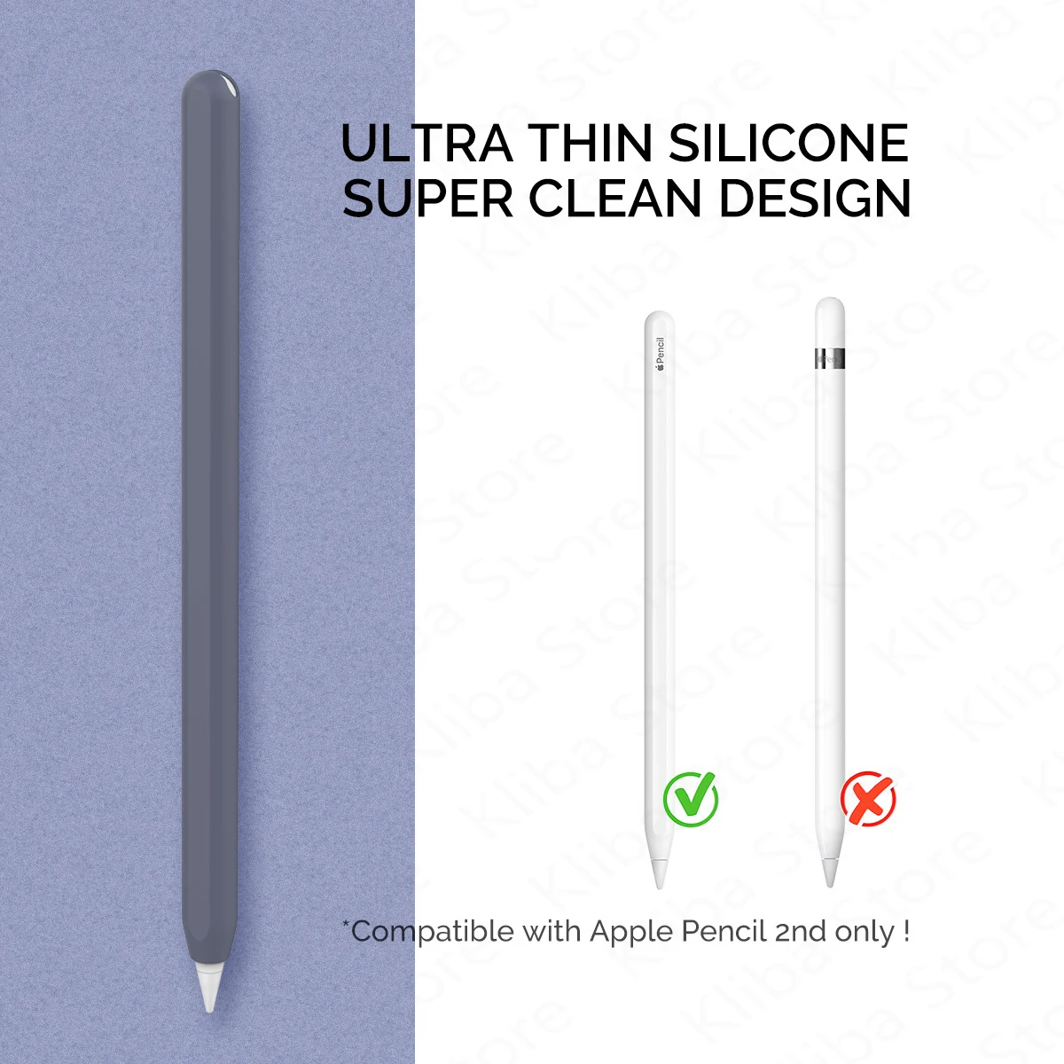 For Funda Apple Pencil Pro 2 Case 2 Pack Ultra Thin Case Silicone Skin Cover Protective Cover iPad Pencil Case