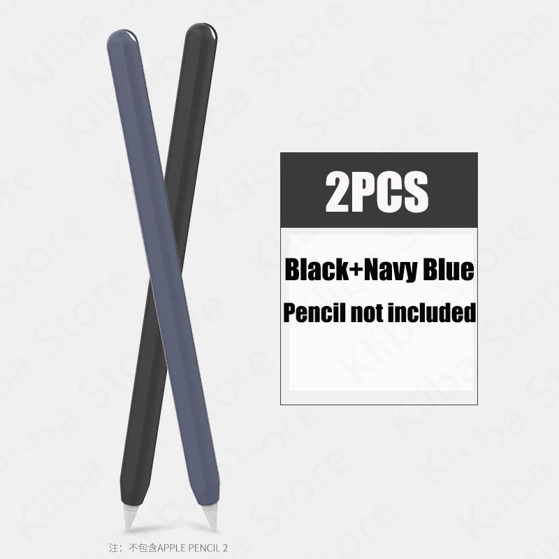 For Funda Apple Pencil Pro 2 Case 2 Pack Ultra Thin Case Silicone Skin Cover Protective Cover iPad Pencil Case