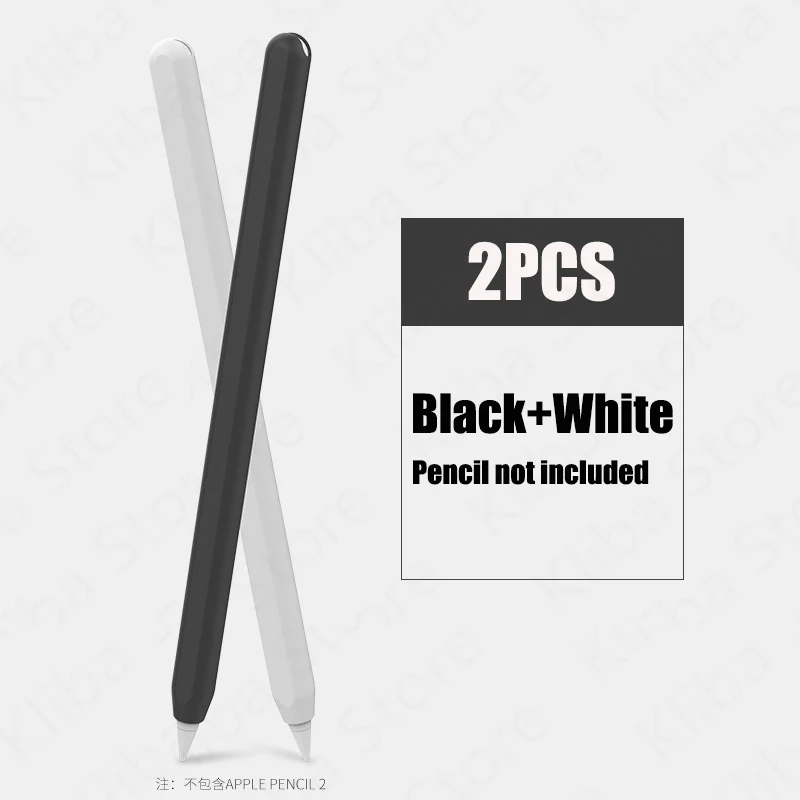 For Funda Apple Pencil Pro 2 Case 2 Pack Ultra Thin Case Silicone Skin Cover Protective Cover iPad Pencil Case