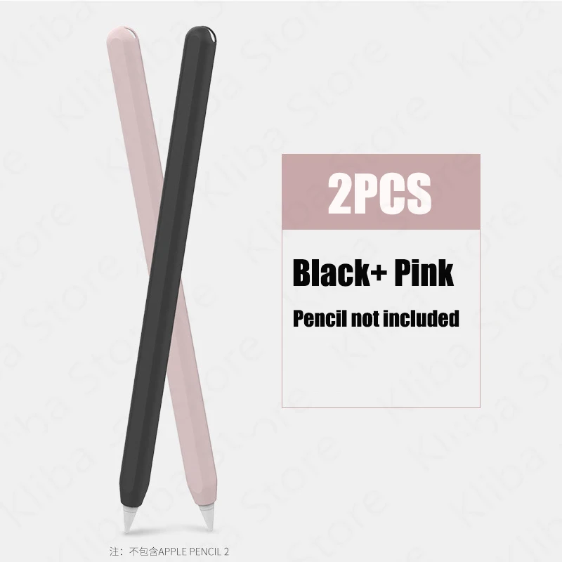 For Funda Apple Pencil Pro 2 Case 2 Pack Ultra Thin Case Silicone Skin Cover Protective Cover iPad Pencil Case