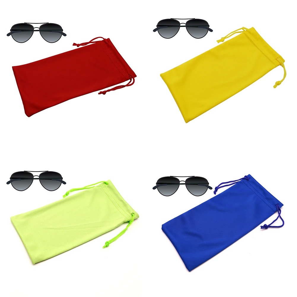 New Spectacle Cloth Bag Sunglasses Drawstring Pouch Myopia Glasses Case Soft Eyeglasses Pocket Portable Eyewear Accessories