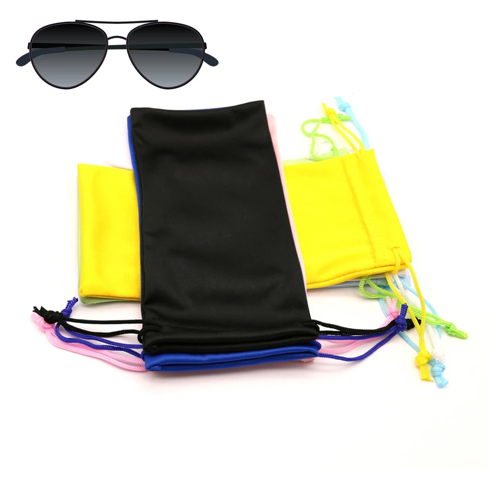 New Spectacle Cloth Bag Sunglasses Drawstring Pouch Myopia Glasses Case Soft Eyeglasses Pocket Portable Eyewear Accessories