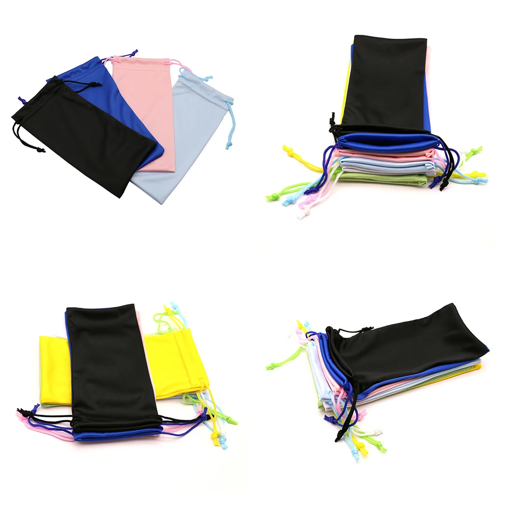 New Spectacle Cloth Bag Sunglasses Drawstring Pouch Myopia Glasses Case Soft Eyeglasses Pocket Portable Eyewear Accessories