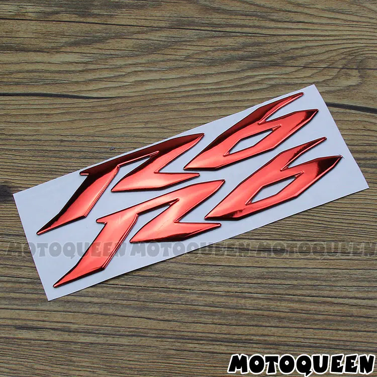 For YZF R6 YZF6000 Stickers Motorcycle 3D Chrome Reflective Decals Tank Pad Shell Body Wind Fairing Pvc