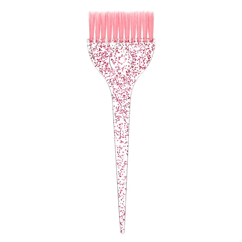Professional Hair Dye Brush Plastic Crystal Hair Coloring Applicator Salon Hairdressing Dye Cream Brush Hair Styling Accessories