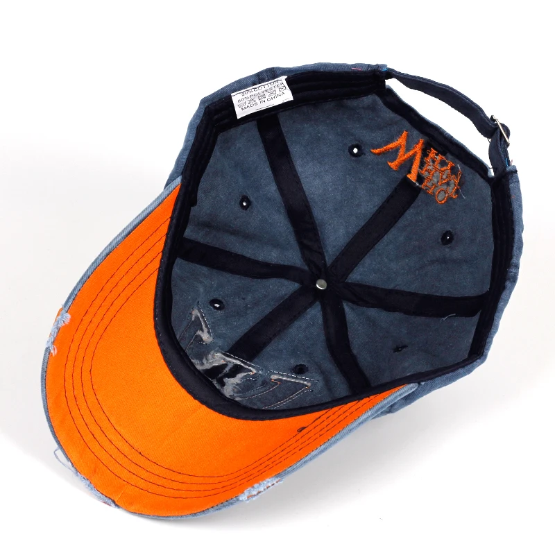 2026 New Cotton Letter W Baseball Cap Retro Outdoor Sports Caps Women Bone Gorras Curved Fitted Washed Vintage Dad Hats for Men