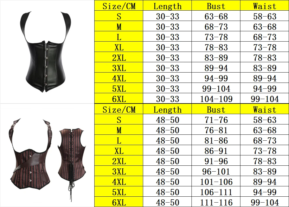 Underbust Corset Plus Size Waist Trainer Steampunk Corset with Straps Gothic Corset Underbust Lace Up Back Stripe