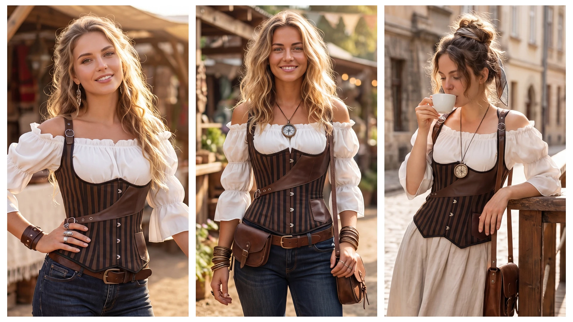 Underbust Corset Plus Size Waist Trainer Steampunk Corset with Straps Gothic Corset Underbust Lace Up Back Stripe
