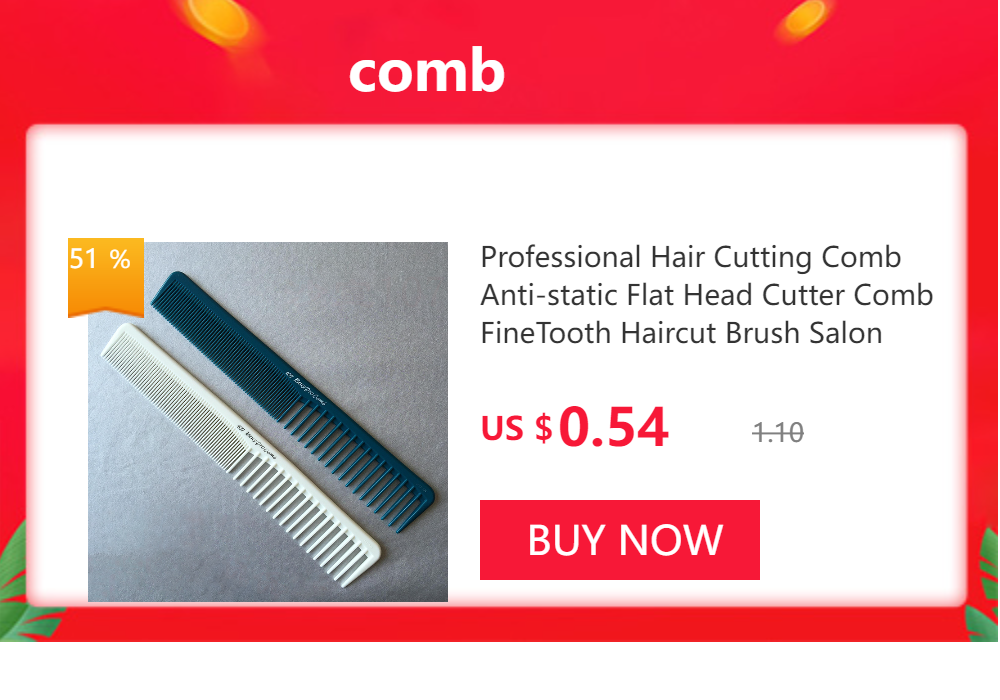 Thick Wide Tooth Comb Heat Resistant Hairdressing Hair Brush Durable Plastic Anti Static Detangling Hair Comb for Curly Wet Hair