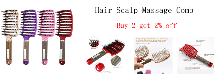 Thick Wide Tooth Comb Heat Resistant Hairdressing Hair Brush Durable Plastic Anti Static Detangling Hair Comb for Curly Wet Hair