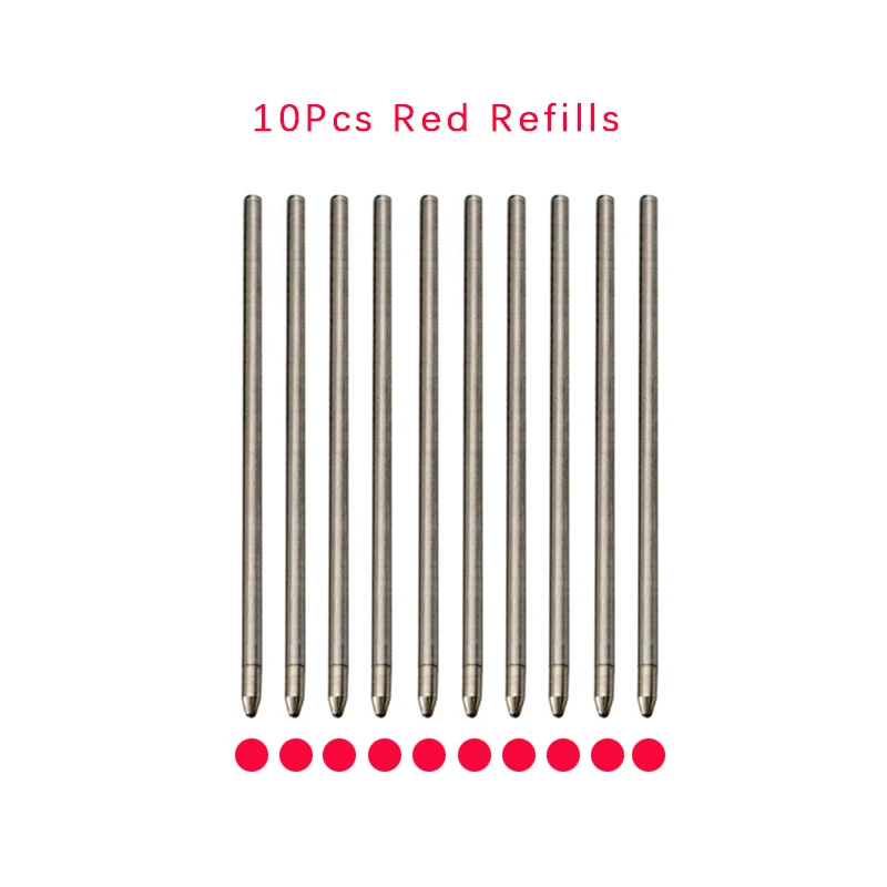 High Grade Metal Multicolor Ballpoint Pen 4 In 1 Ball Pen 0.7mm Black Blue Red Refills and Pencil Lead Offfice School Writing