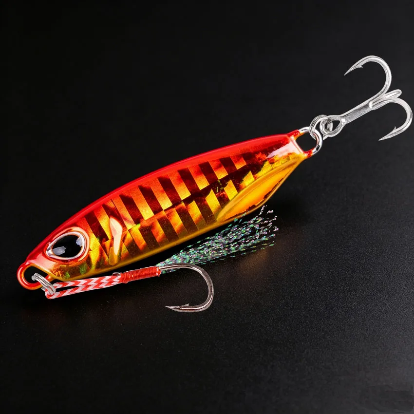10Pcs Long Cast Metal Bait Spinner Spoon Sea Fishing Lures Jigs Trout Fishing Hard Baits Tackle Pesca Jigs Fish Jigging Set Bait