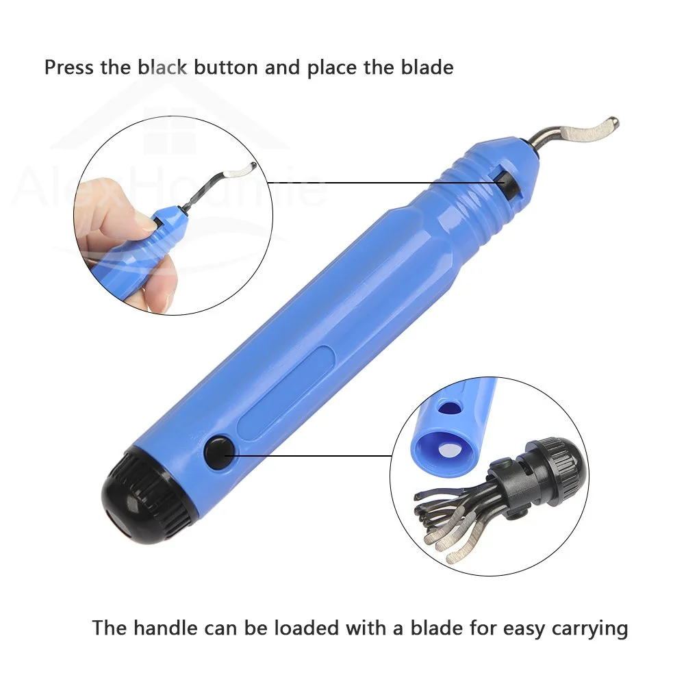 Burr Cutter Trimming knife Scraper Deburring Tool NB1100 Router Bit Rotary Deburr BS1010 Blades Remover For Wood Plastic