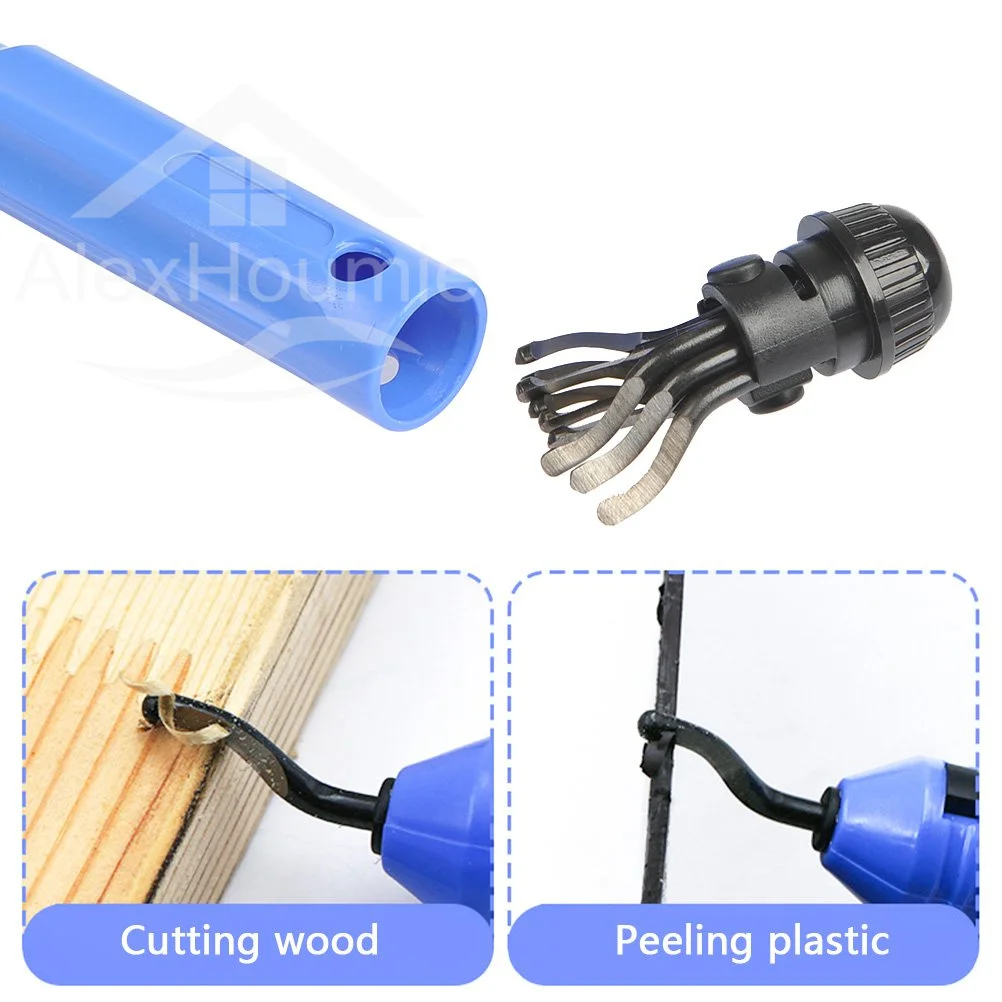 Burr Cutter Trimming knife Scraper Deburring Tool NB1100 Router Bit Rotary Deburr BS1010 Blades Remover For Wood Plastic