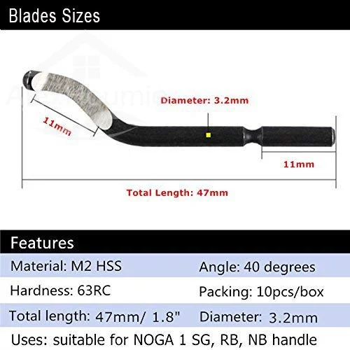 Burr Cutter Trimming knife Scraper Deburring Tool NB1100 Router Bit Rotary Deburr BS1010 Blades Remover For Wood Plastic