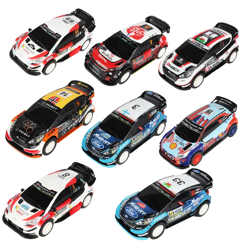 Slot Car 1/43 Scale Set Electric Racing Track Rally F1 Cars Toy For SCX Compact Go Ninco Scalextric