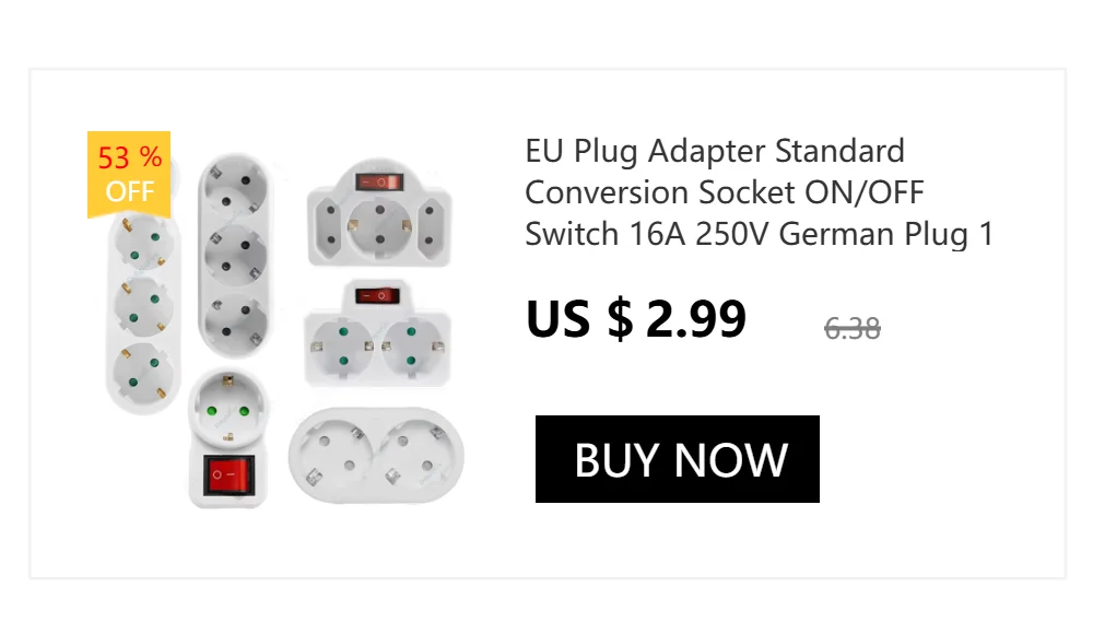 1-100pcs US AU EU Plug Adapter American Japan China US To EU Euro Travel Mini Portable Power Adapter Outlet Converter Socket