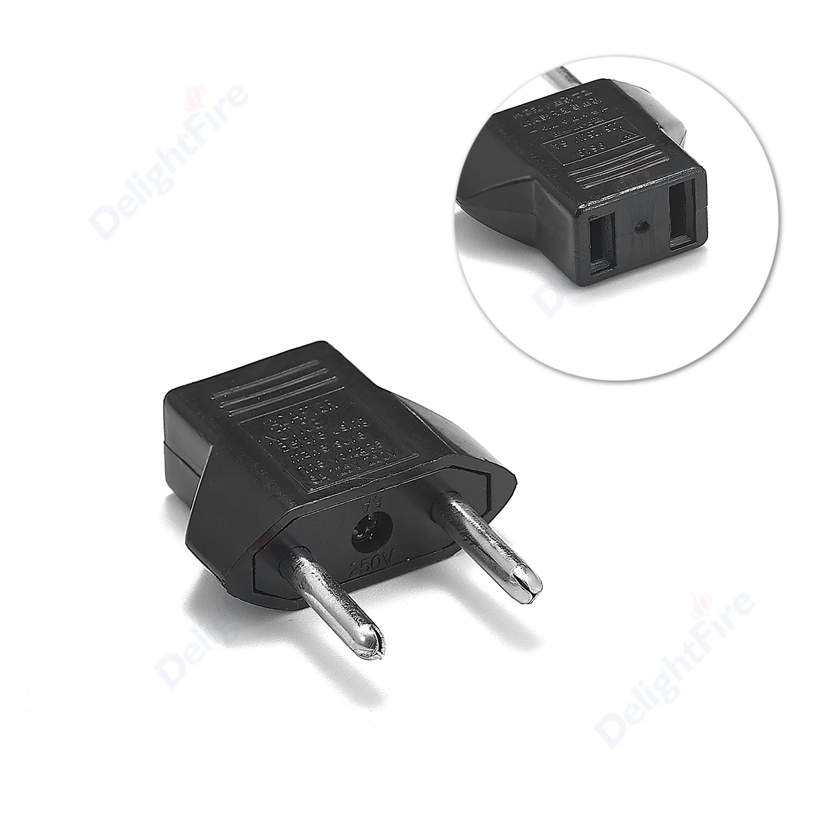 1-100pcs US AU EU Plug Adapter American Japan China US To EU Euro Travel Mini Portable Power Adapter Outlet Converter Socket