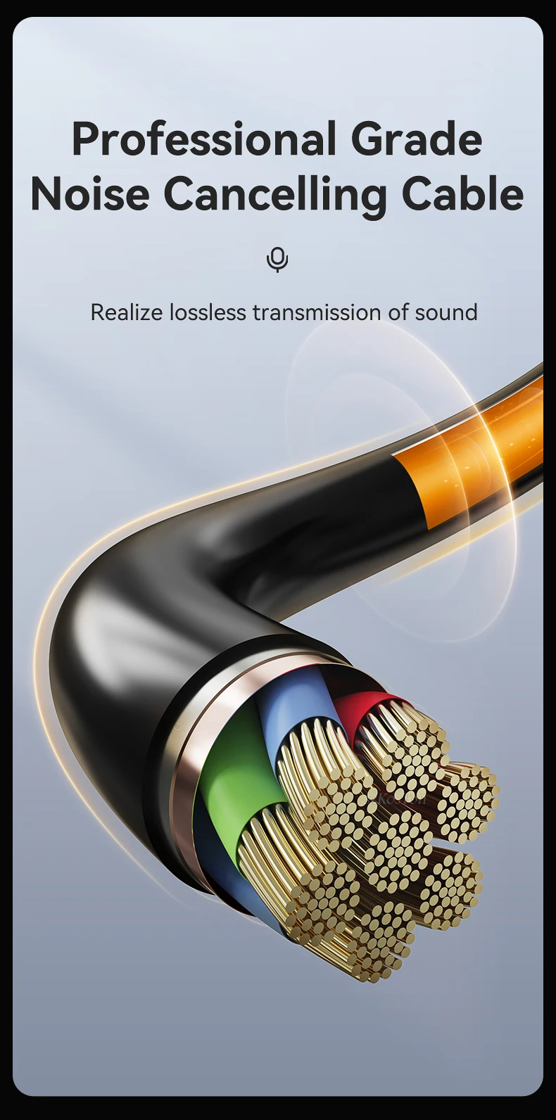 HiFi Wired Headphones with Microphone Noise-Cancelling Dynamic Earphones In Ear Earbuds Bass Headset For Sports Fitness Music