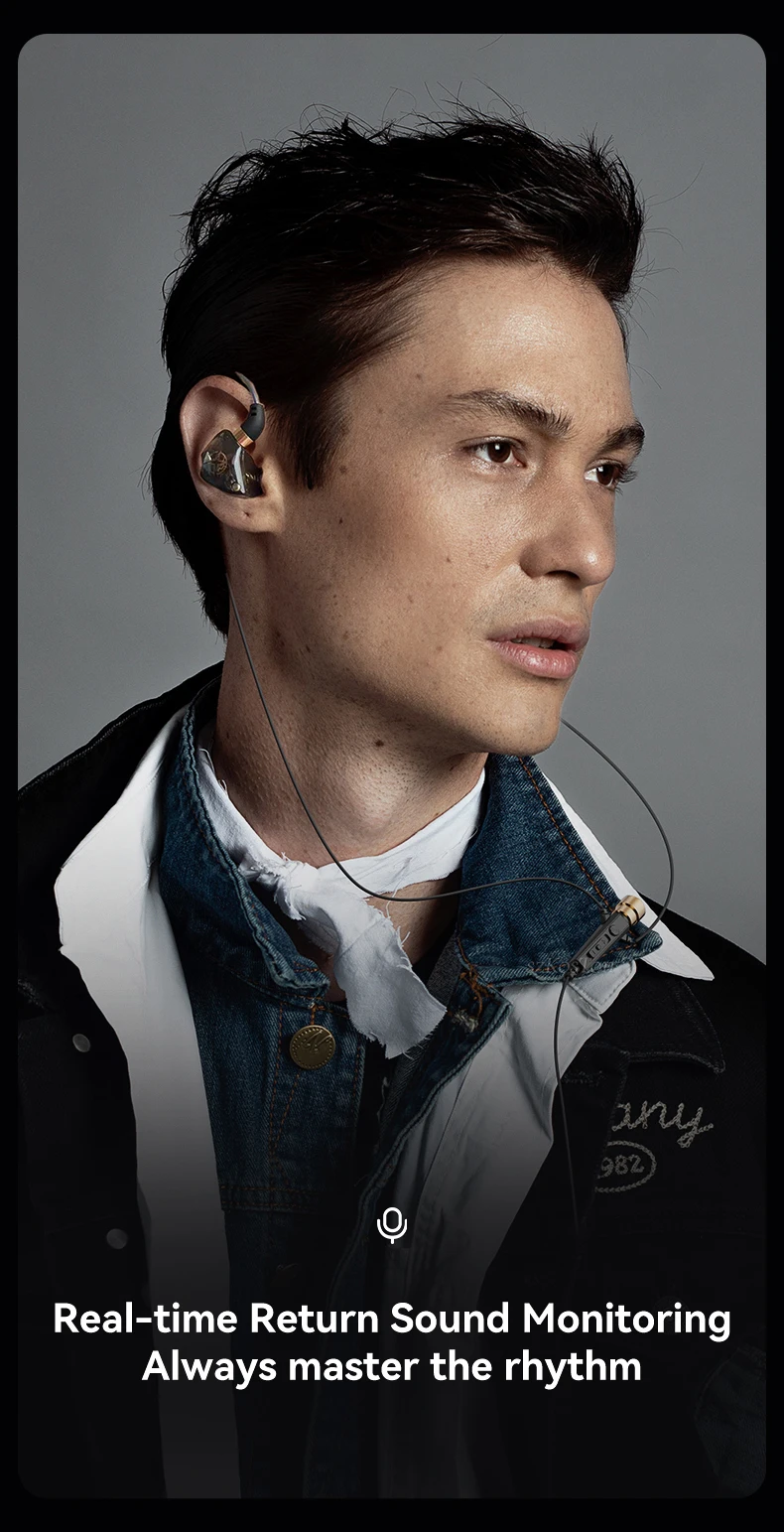 HiFi Wired Headphones with Microphone Noise-Cancelling Dynamic Earphones In Ear Earbuds Bass Headset For Sports Fitness Music