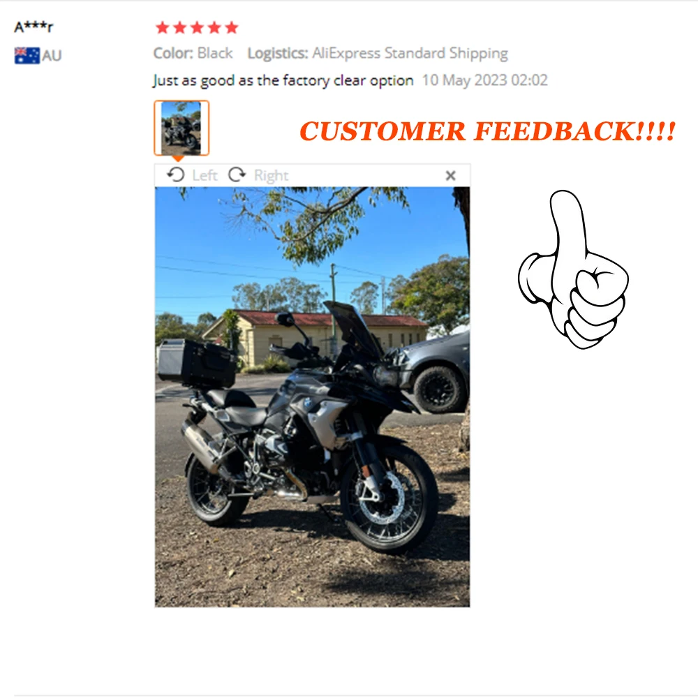 Windshield for BMW GS 1200 1250 LC ADV Windscreen Screen Protector WindScreen for BMW R1200GS 1250GS LC Adventure