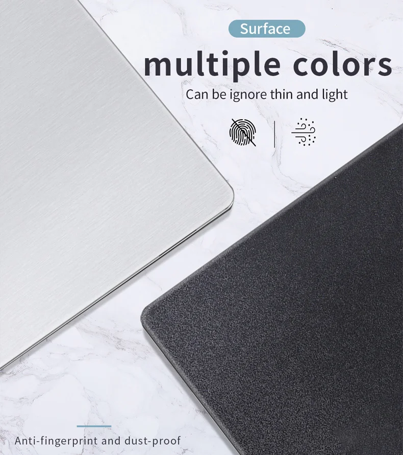 Vinyl Sticker No Residue For Microsoft Pad Surface Pro 8/7/6/5/4/3 Surface Pro X Back Cover Full Body Decal Skin Protector