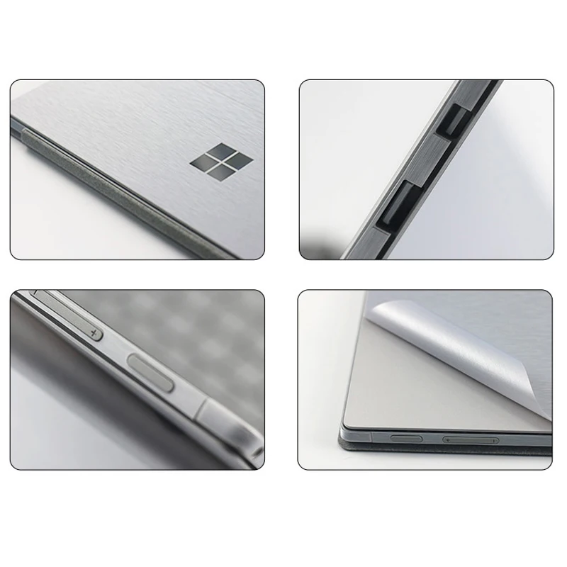 Vinyl Sticker No Residue For Microsoft Pad Surface Pro 8/7/6/5/4/3 Surface Pro X Back Cover Full Body Decal Skin Protector