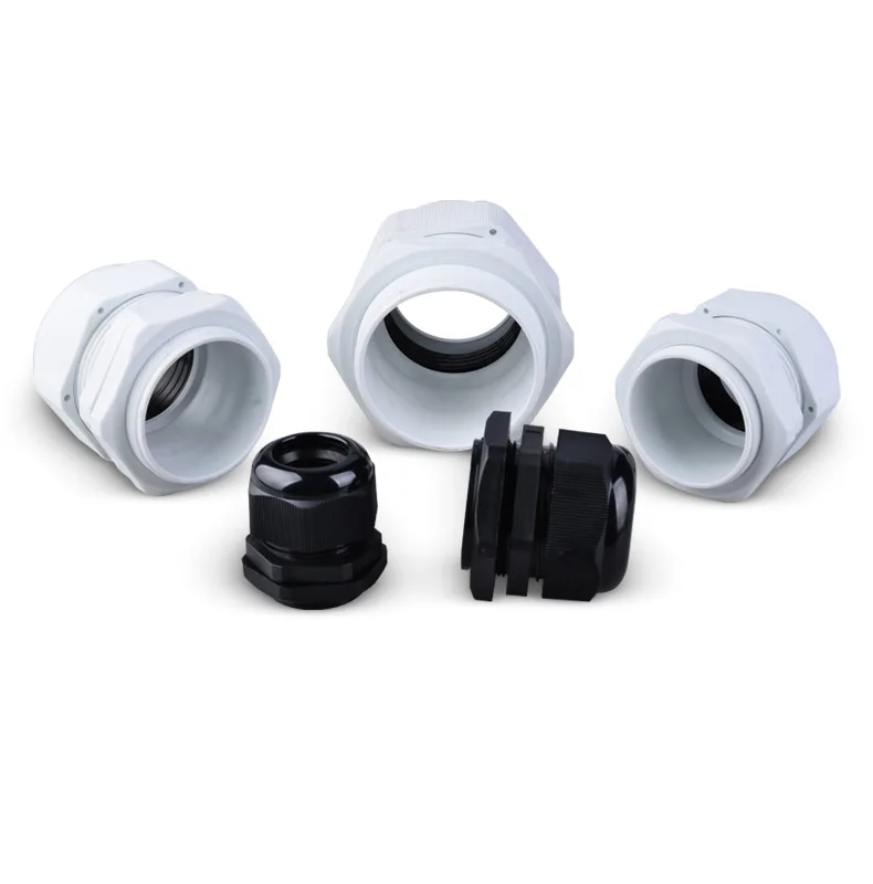 5/10pcs Waterproof Cable Gland Cable Entry IP68 PG7 for 3-6.5mm PG9 PG11 PG13.5/16/19/21 Nylon Plastic Connector Sleeve Joints
