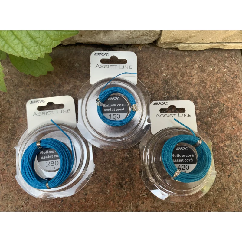 BKK   Hook Assist Line Hollow Core Assist Cord Hook Line