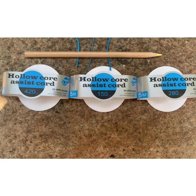 BKK   Hook Assist Line Hollow Core Assist Cord Hook Line
