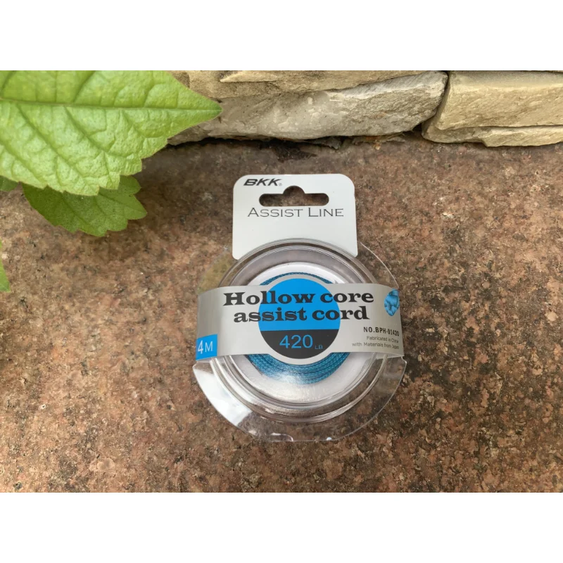 BKK   Hook Assist Line Hollow Core Assist Cord Hook Line
