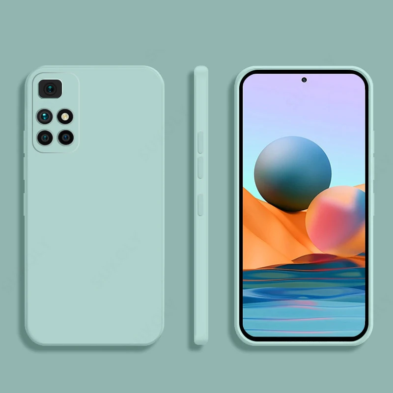 For Xiaomi Redmi 10 Case For Redmi 10 Prime Capas Phone Case Armor Bumper Back Shockproof Soft TPU Case For Redmi10 6.5" Cover