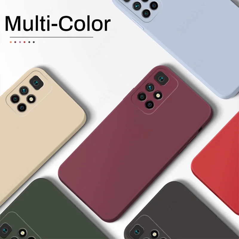 For Xiaomi Redmi 10 Case For Redmi 10 Prime Capas Phone Case Armor Bumper Back Shockproof Soft TPU Case For Redmi10 6.5" Cover