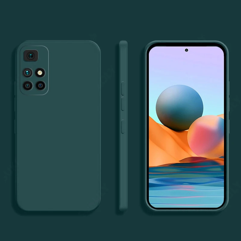 For Xiaomi Redmi 10 Case For Redmi 10 Prime Capas Phone Case Armor Bumper Back Shockproof Soft TPU Case For Redmi10 6.5" Cover